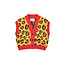 Piupiuchick knitted waistcoat | mustard animal print