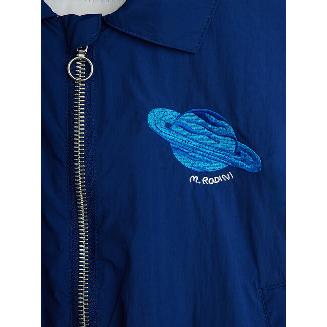 Mini Rodini Planet emb nylon jacket Blue
