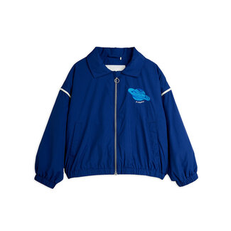 Mini Rodini Planet emb nylon jacket Blue