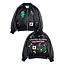 Mini Rodini United aliens unlimited satin baseball jacket