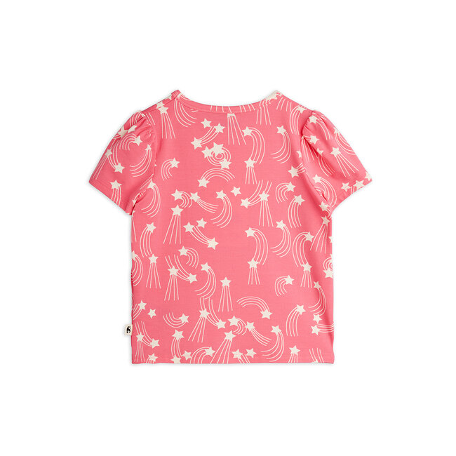 Mini Rodini Starfall aop puff sleeve ss top