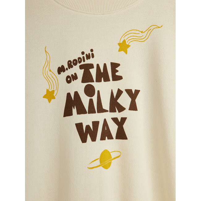 Mini Rodini The milky way sp sweatshirt Off white