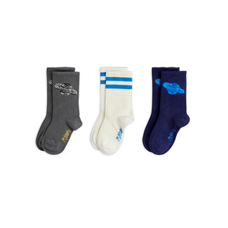 Mini Rodini Planet 3-pack socks