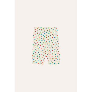 The Campamento Small Flowers Allover Biker ECRU