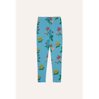 The Campamento Flowers Allover Leggings BLUE