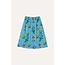 The Campamento Flowers Allover Skirt BLUE