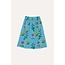 The Campamento Flowers Allover Skirt BLUE