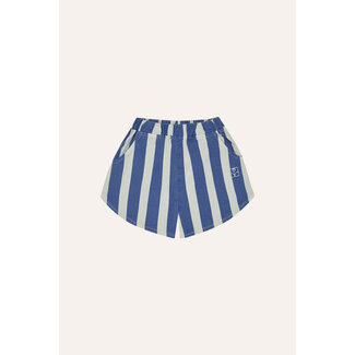 The Campamento Blue Stripes Washed Shorts