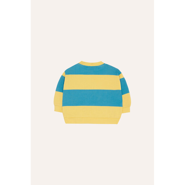 The Campamento Blue Stripes Baby Sweatshirt YELLOW