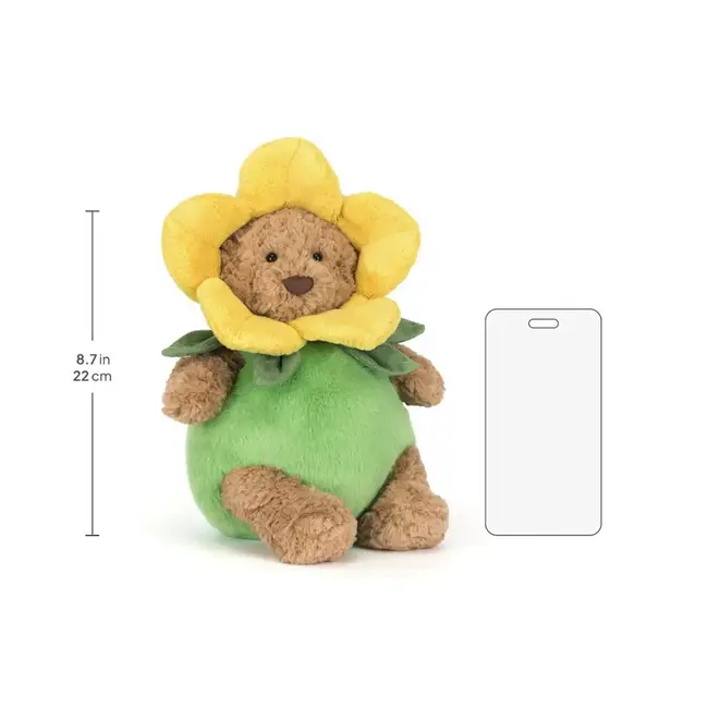 Jellycat Bartholomew Bear Daffodil Outfit