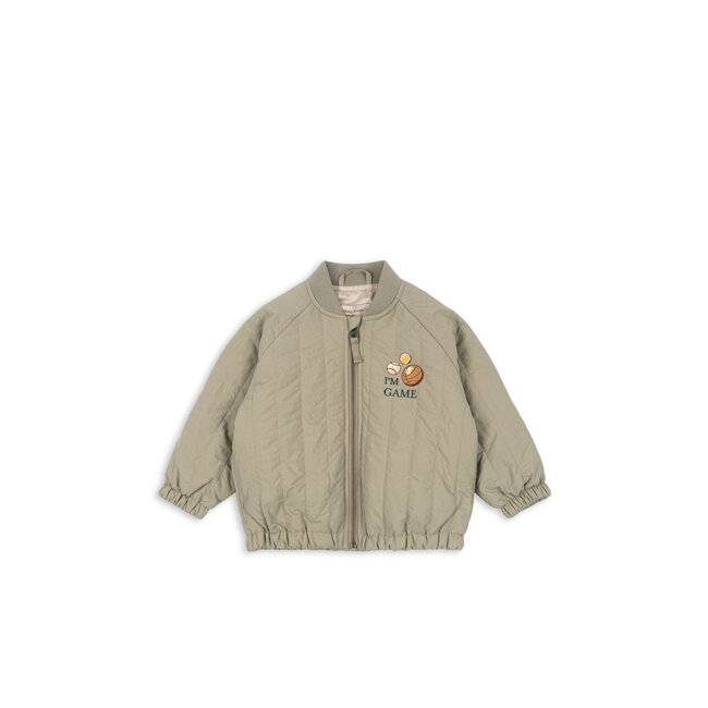 Konges Slojd JUNO BOMBER JACKET LAUREL OAK ss26