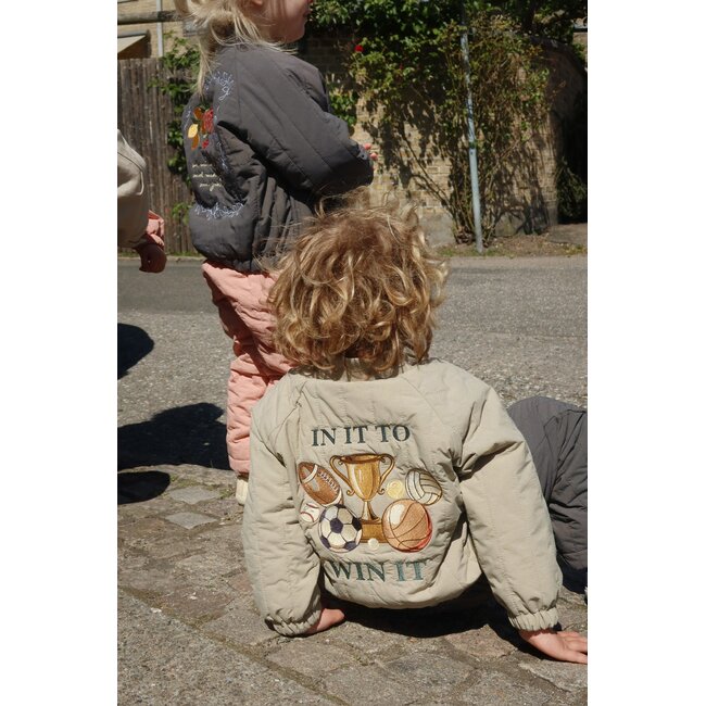 Konges Slojd JUNO BOMBER JACKET LAUREL OAK ss26