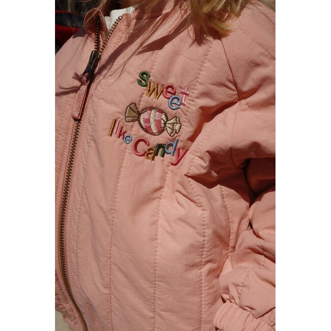 Konges Slojd JUNO BOMBER JACKET CAMEO BROWN