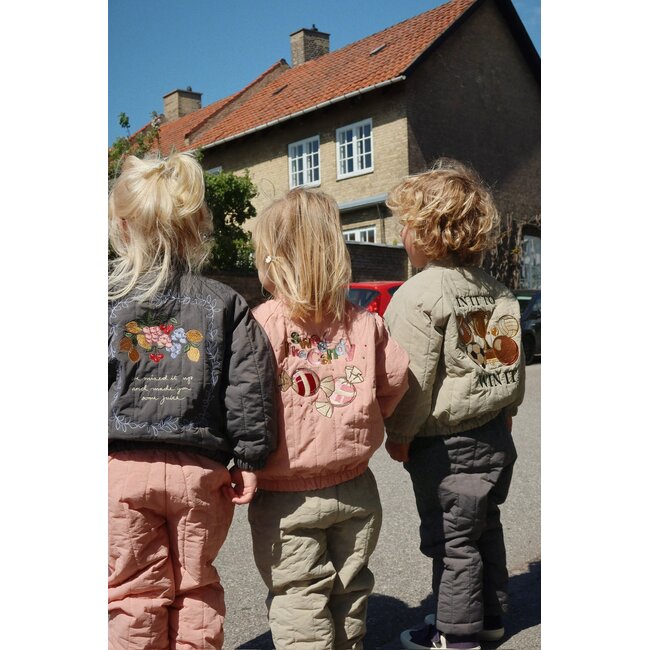 Konges Slojd JUNO BOMBER JACKET CAMEO BROWN