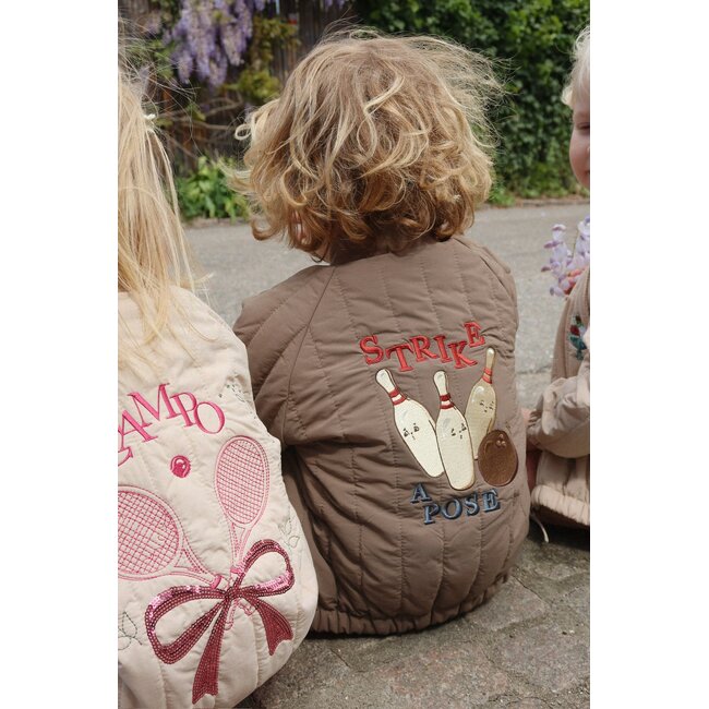 Konges Slojd JUNO BOMBER JACKET WALNUT