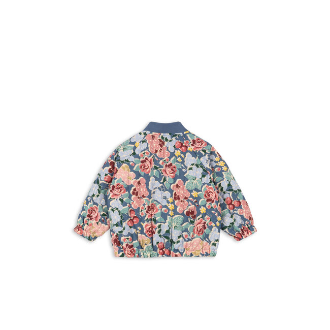 Konges Slojd JUNO PRINTED BOMBER JACKET BLOOMIEGRAPE BLUES