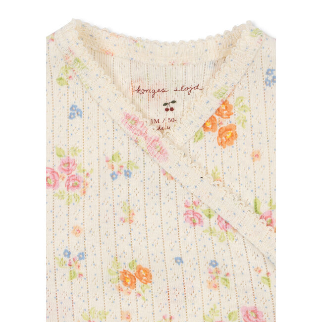 Konges Slojd MINNIE NEWBORN ONESIE GOTS NONOKA