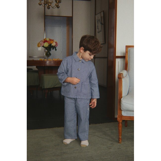 Konges Slojd LUC PANTS GOTS BLUE STRIPE