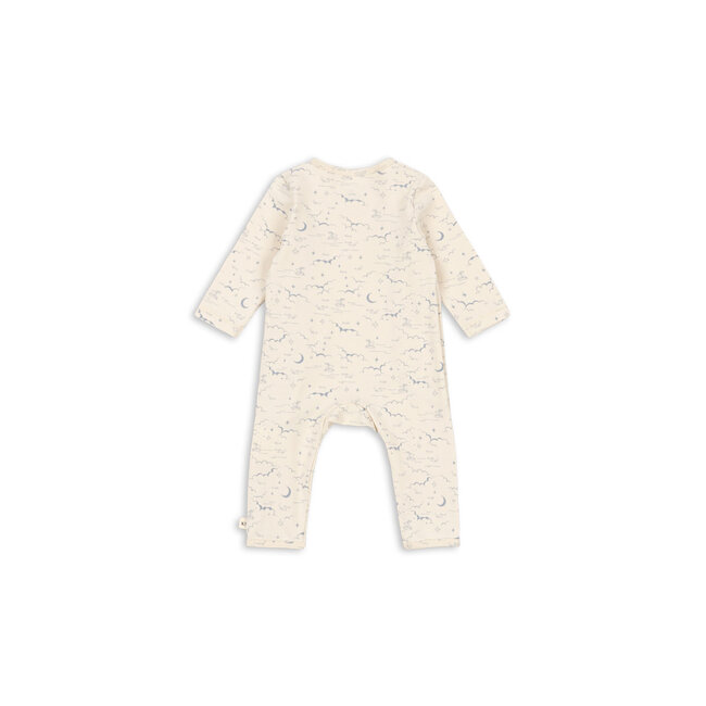 Konges Slojd BASIC NEWBORN ONESIE GOTS  CIELO MARINO