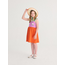 Bobo Choses Pixel Daisy color block woven dress