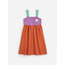 Bobo Choses Pixel Daisy color block woven dress