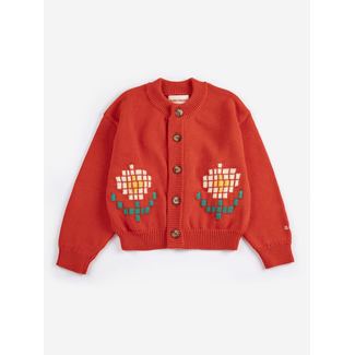 Bobo Choses Pixel Daisy cardigan
