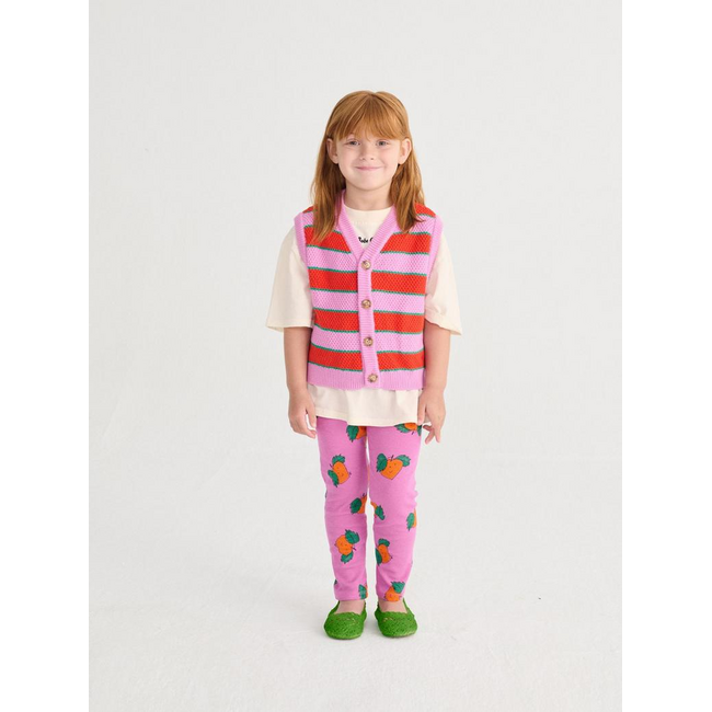 Bobo Choses BC Striped knitted vest