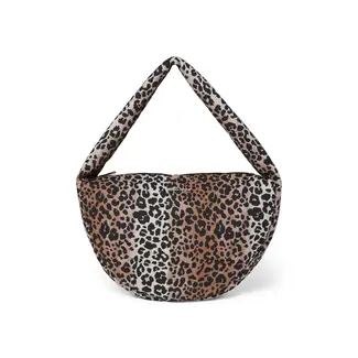 Soft Cotton Cross Body Bag Hazel leopard