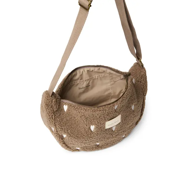 Teddy Hearts Adult Fanny Pack Brown