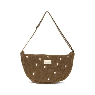 Teddy Hearts Adult Fanny Pack Brown