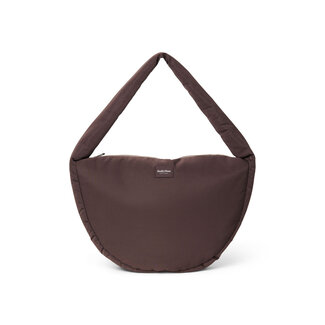 Puffy Cross Body Bag Brown