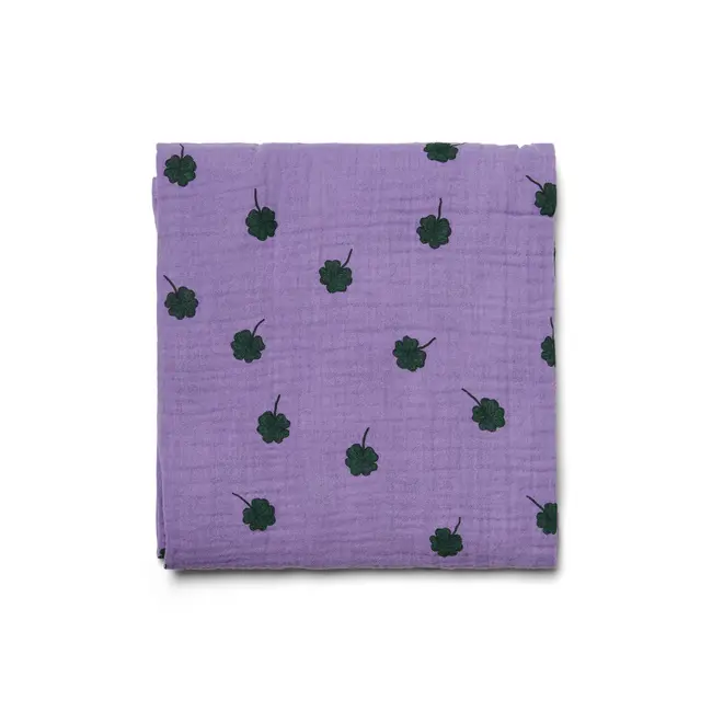 Swaddle Print Large Purple Clover