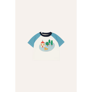 The Campamento Small Village Baby Tshirt ECRU