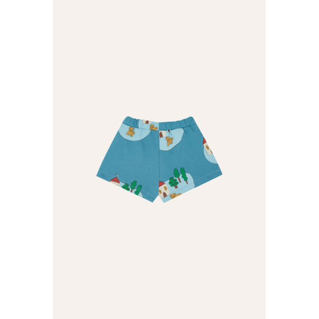 The Campamento Small Village Baby Shorts BLUE