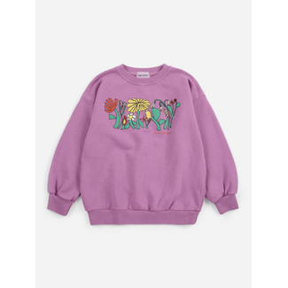 Bobo Choses Color Herbalist sweatshirt roze