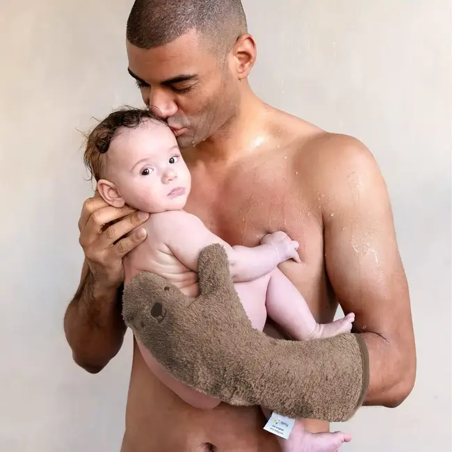 Nifty Baby Shower Glove - Mocha