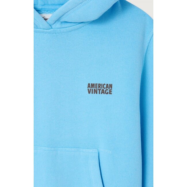 American Vintage IZUBIRD hoodie 	BLEU CIEL VINTAGE