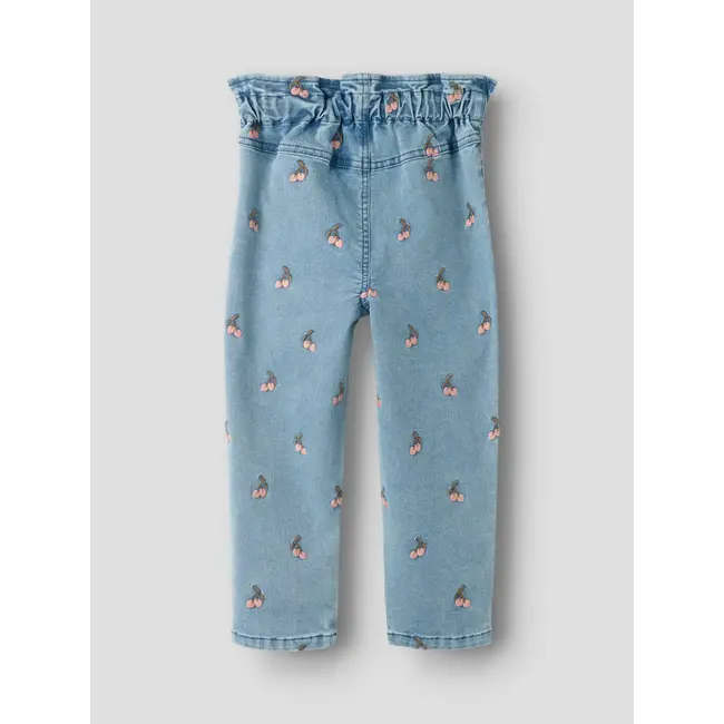 Lil' Atelier NMFDEVA LOOSE EMB JEANS 2024-ES LIL Medium Blue Denim CHERRY