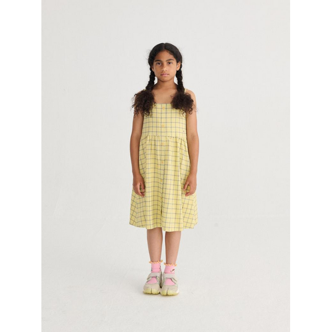 Bobo Choses Spicy Window Pane woven dress