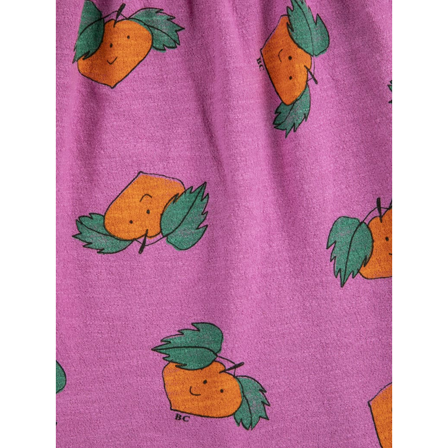 Bobo Choses Tangerine all over ruffled dress