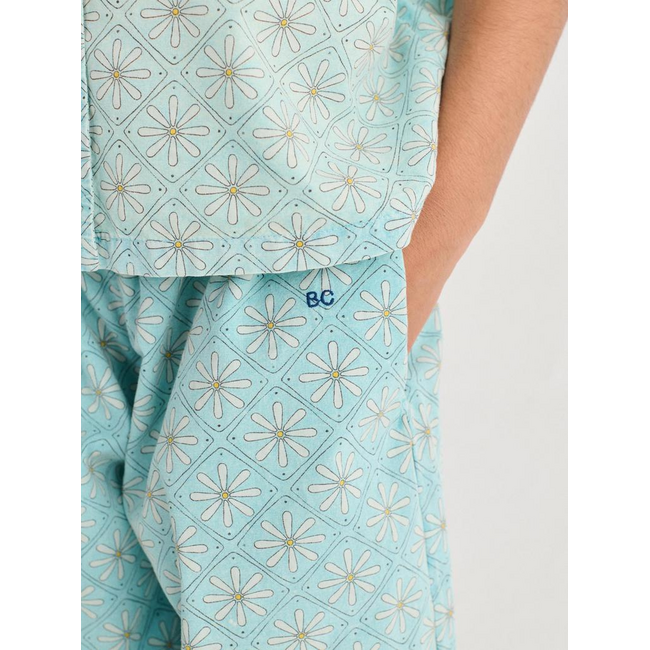 Bobo Choses Daisy Mosaic all over woven culotte pants