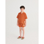 Bobo Choses Striped Brick terry cloth shorts