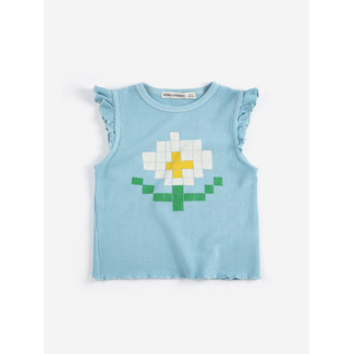 Bobo Choses Pixel Daisy ruffled top