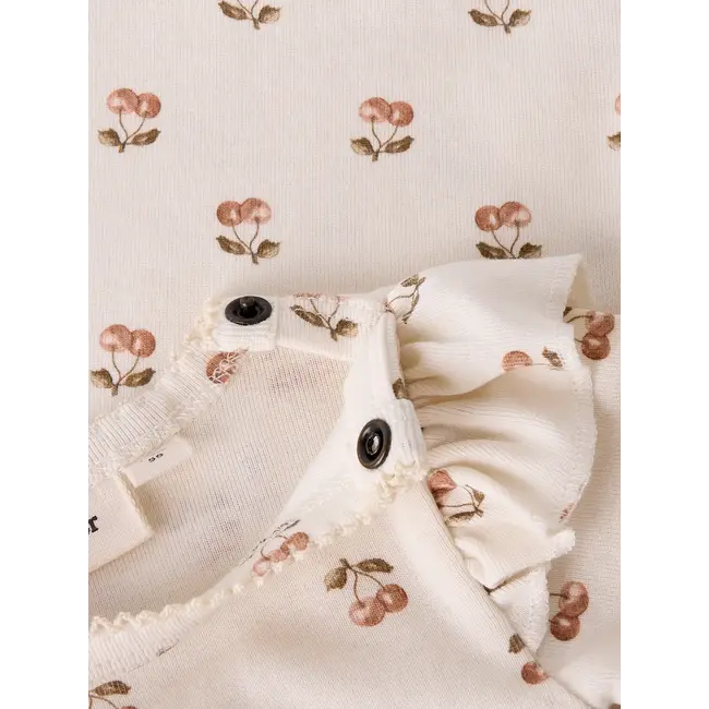 Lil' Atelier NBFLAYO KEP LS SLIM BODY LIL Coconut Milk CHERRY