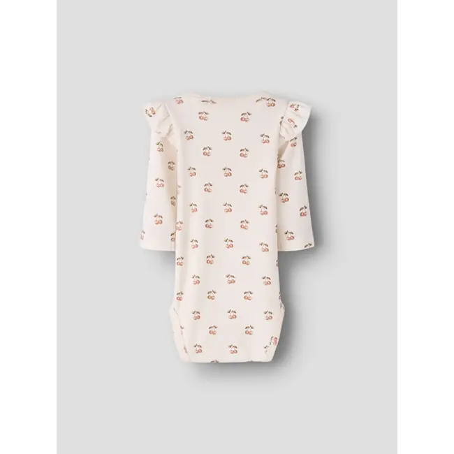 Lil' Atelier NBFLAYO KEP LS SLIM BODY LIL Coconut Milk CHERRY