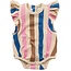 Sproet & Sprout Romper ruffle multi stripes