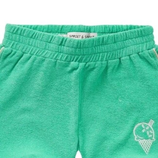 Sproet & Sprout Terry sport shorts green