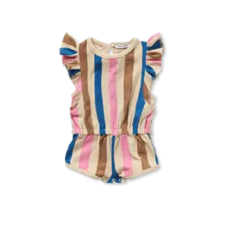 Sproet & Sprout Ruffle jumpsuit stripes print