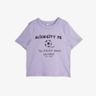Mini Rodini Alien City FC sp ss tee Purple