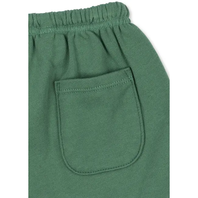 Konges Slojd SPOTTY SWEAT SHORTS DARK IVY